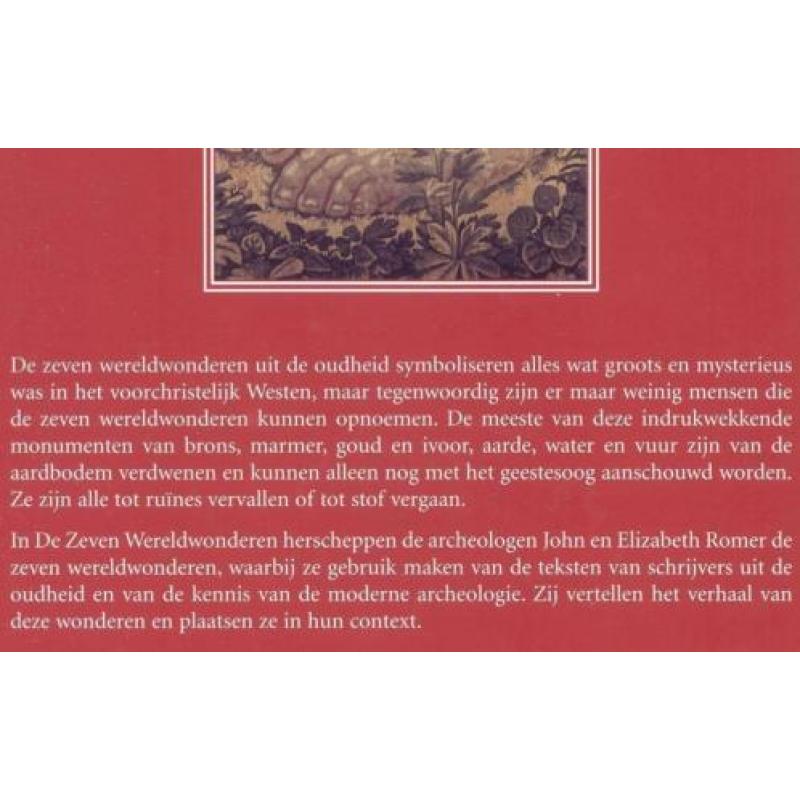 De zeven wereldwonderen; J & E Romer