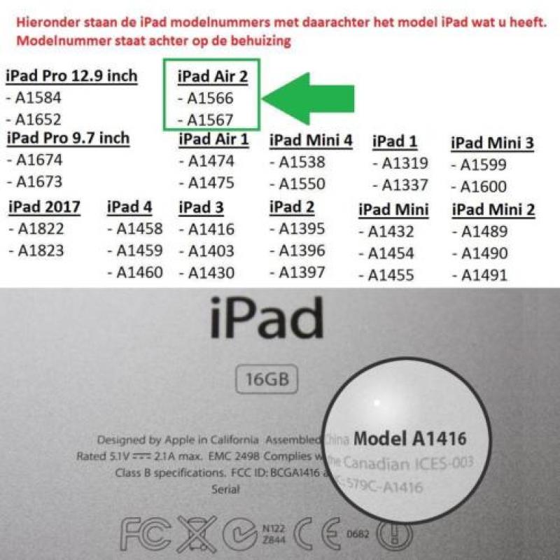 Apple iPad Air 2 - Zachte TPU Back Case - Groen