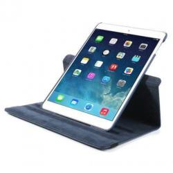 iPad Air 2 hoes 360 graden roteerbare hoes PU Leder Blauw