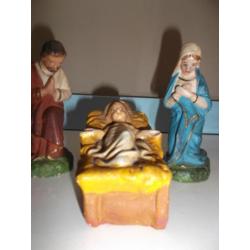 Oude kerst beeldjes