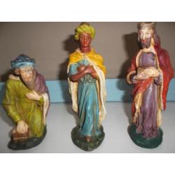 Oude kerst beeldjes