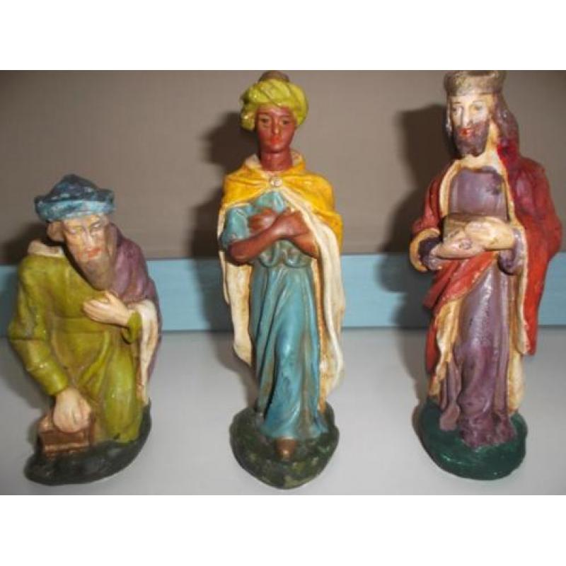 Oude kerst beeldjes