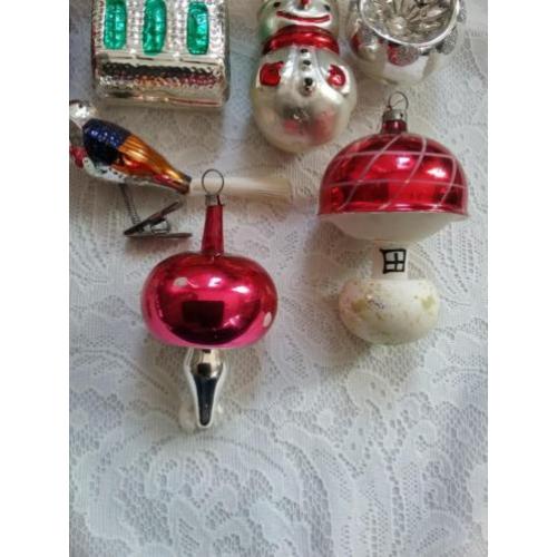 Oude kerstballen kerst figuren kerstversiering kerst ballen