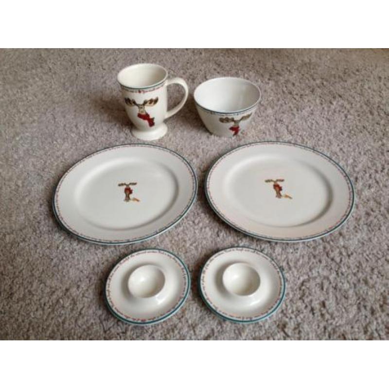 Rudolph Rednosed Reindeer kerstservies - onderdelen servies
