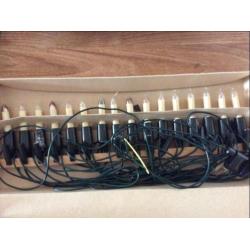 Oude vintage kerstverlichting 3x doos en 1x kleur los