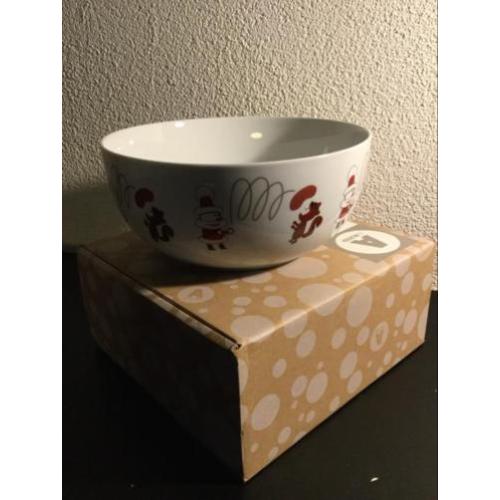 Alessi schaal porselein kerst AMGI56 W "Get nuts!" nieuw