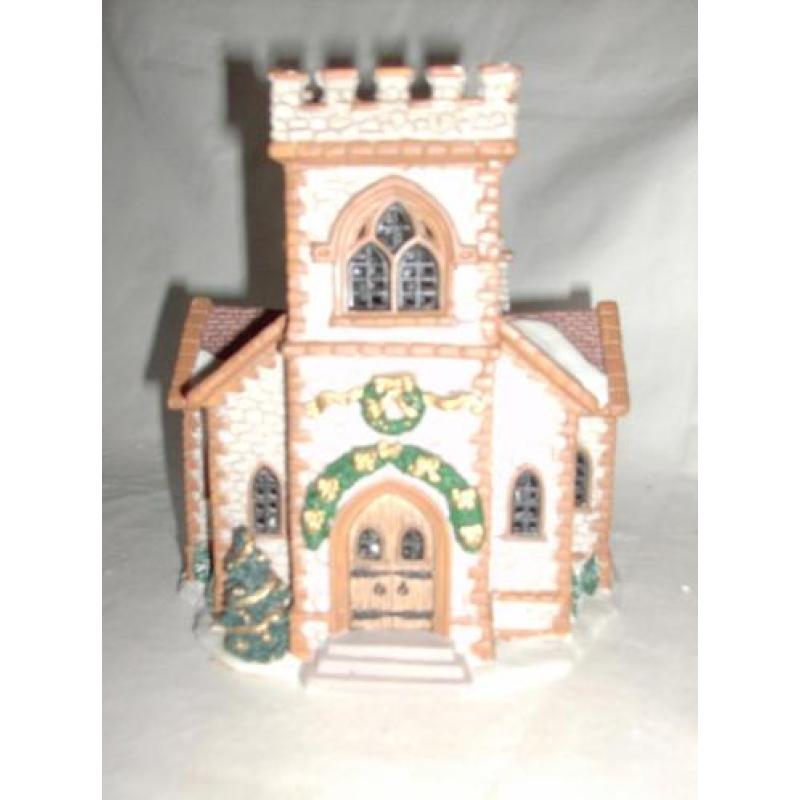 Lemax Kersthuis Kerk in Kasteelvorm D49