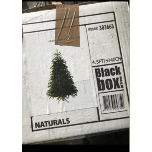 Prachtige kerstboom/ kunstkerstboom Naturals inclusief mand