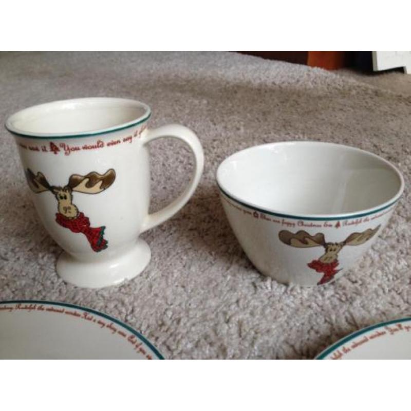 Rudolph Rednosed Reindeer kerstservies - onderdelen servies