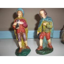 Oude kerst beeldjes