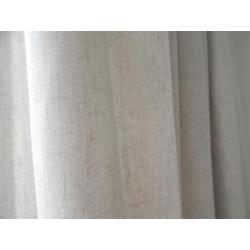 Nieuw: Mooie beige linnenlook gordijnen 350 cm breed