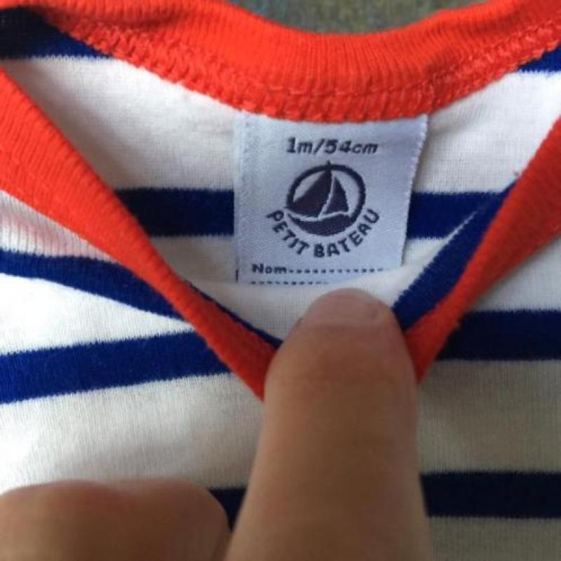 Petit Bateau romper nieuw maat 1maand, 54 cm