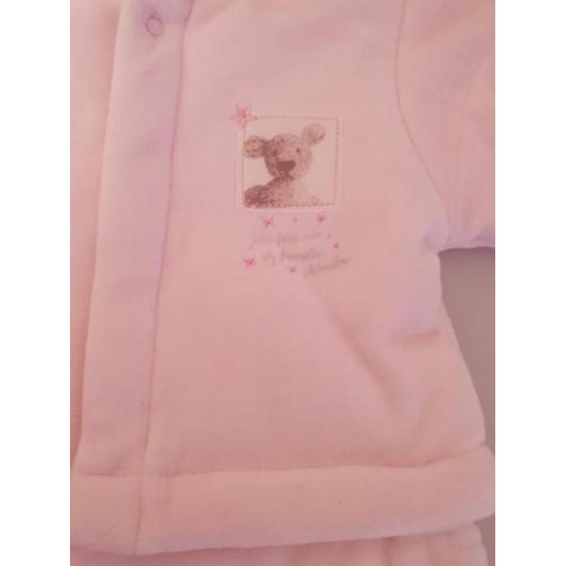 Absorba trappelzak jasje roze maat 50/56 kraamcadeau kerst