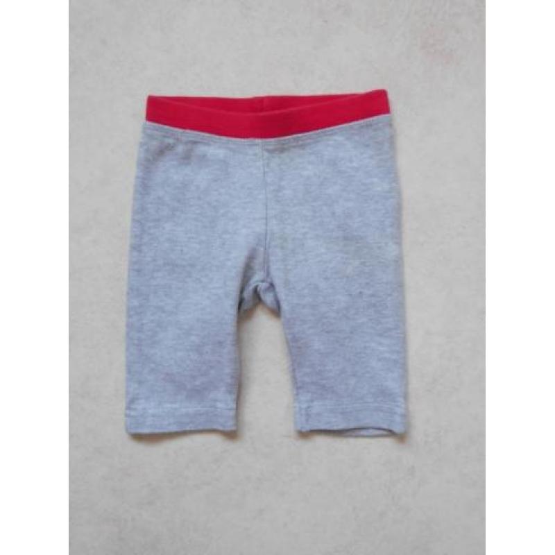 (C86) SALE! Grijs broekje met rode tailleband