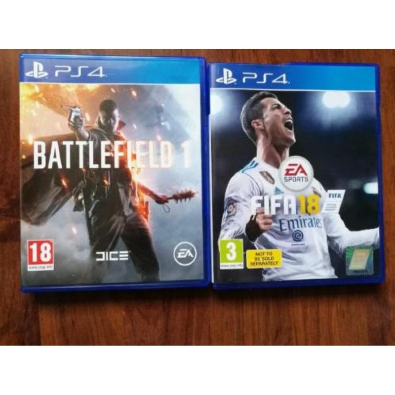 PlayStation 4 1TB, 2 controllers, 2 games en extra's
