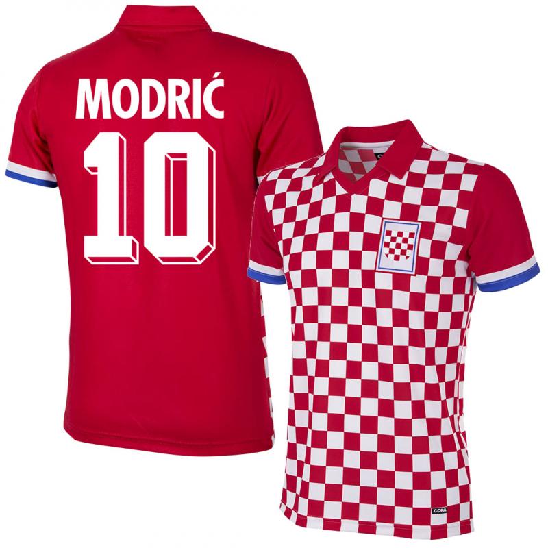 Kroatië Retro Voetbalshirt 1992 Modric 10 S