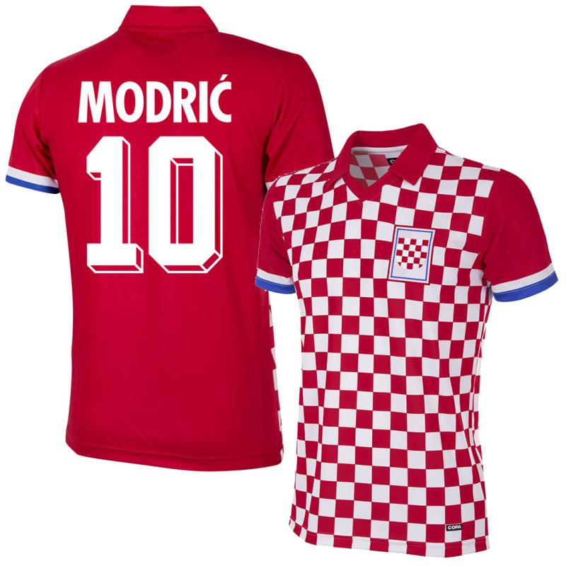 Kroatië Retro Voetbalshirt 1992 Modric 10 S