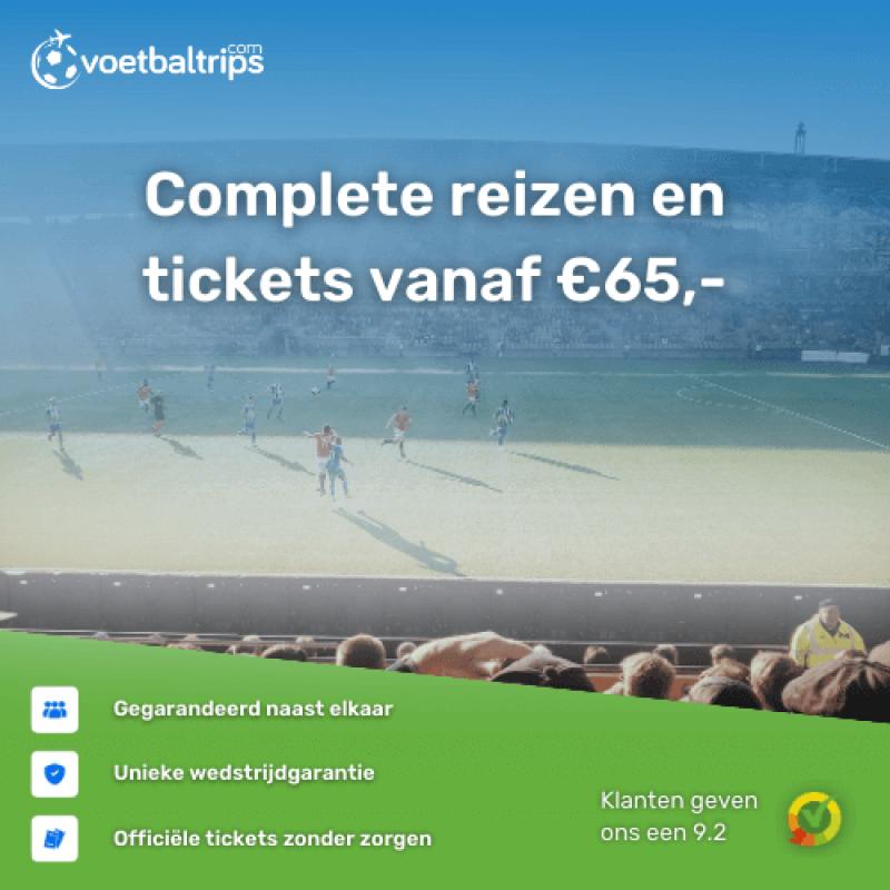 Bekijk voetbalreizen en tickets