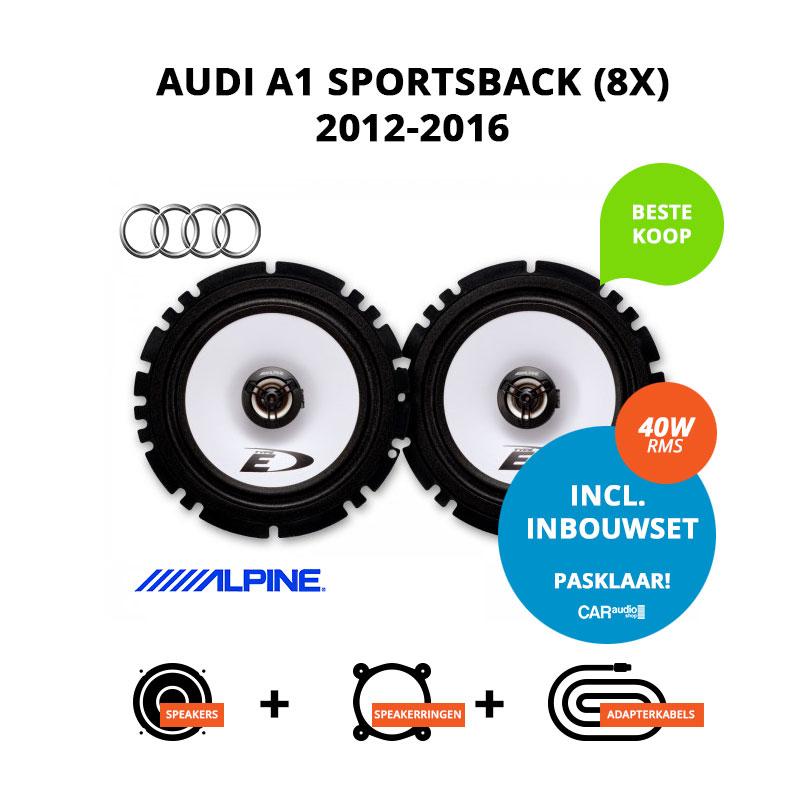 Budget speakers voor Audi A1 Sportsback 2012 2016 8X