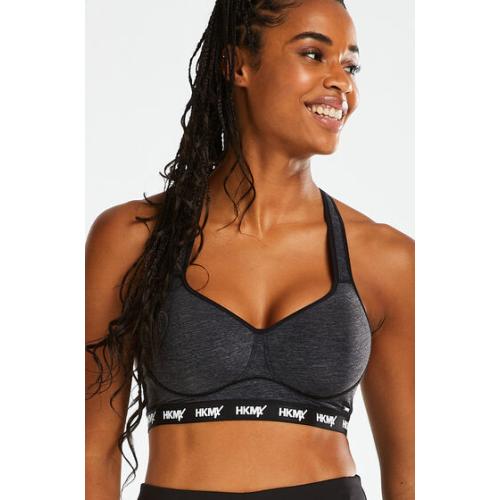 Hunkemöller HKMX The All Star sport bh Level 2 Grijs