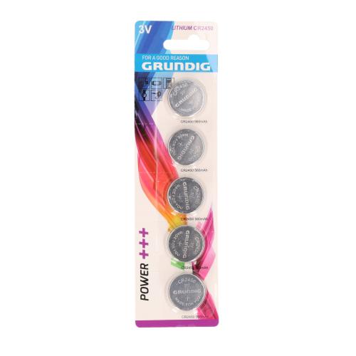 Knoopcel batterij 5 stuks CR2450