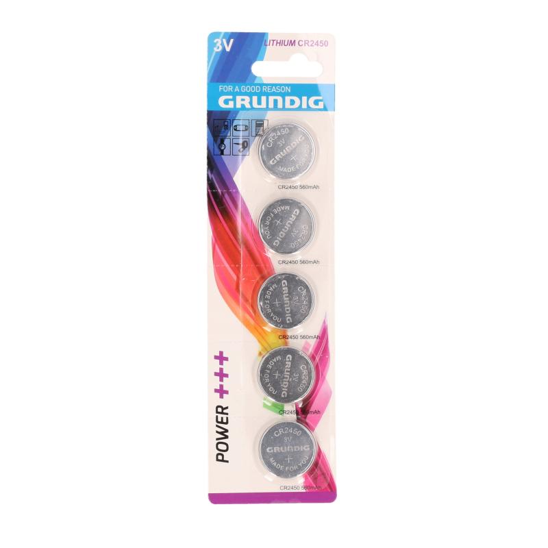 Knoopcel batterij 5 stuks CR2450