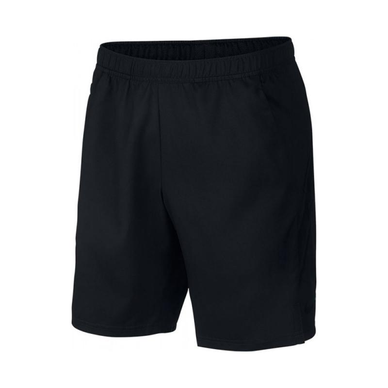 Nike Court Dry 9 inch tennisshort heren zwart
