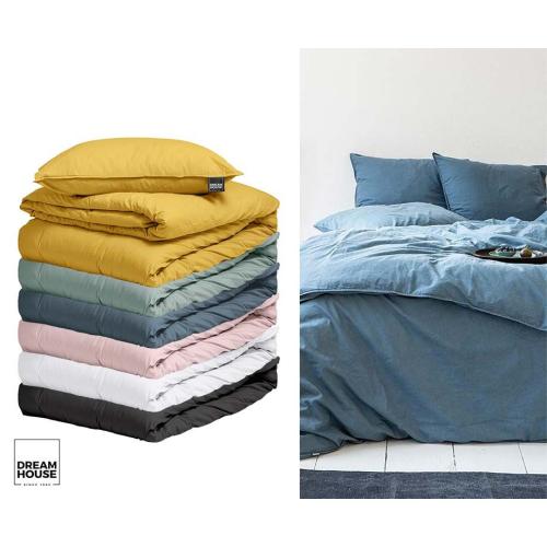 Dreamhouse Luxe Stonewashed Katoenen Dekbedovertrek - In 9 Frisse Kleuren! ...